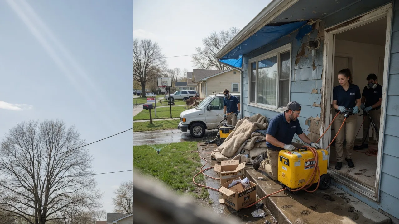 Basement Flood Cleanup in Howard, OH near me